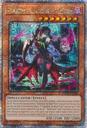 Diabellstar the Black Witch [Quarter Century Secret Rare Diabellstar the Black Witch [Quarter Century Secret Rare