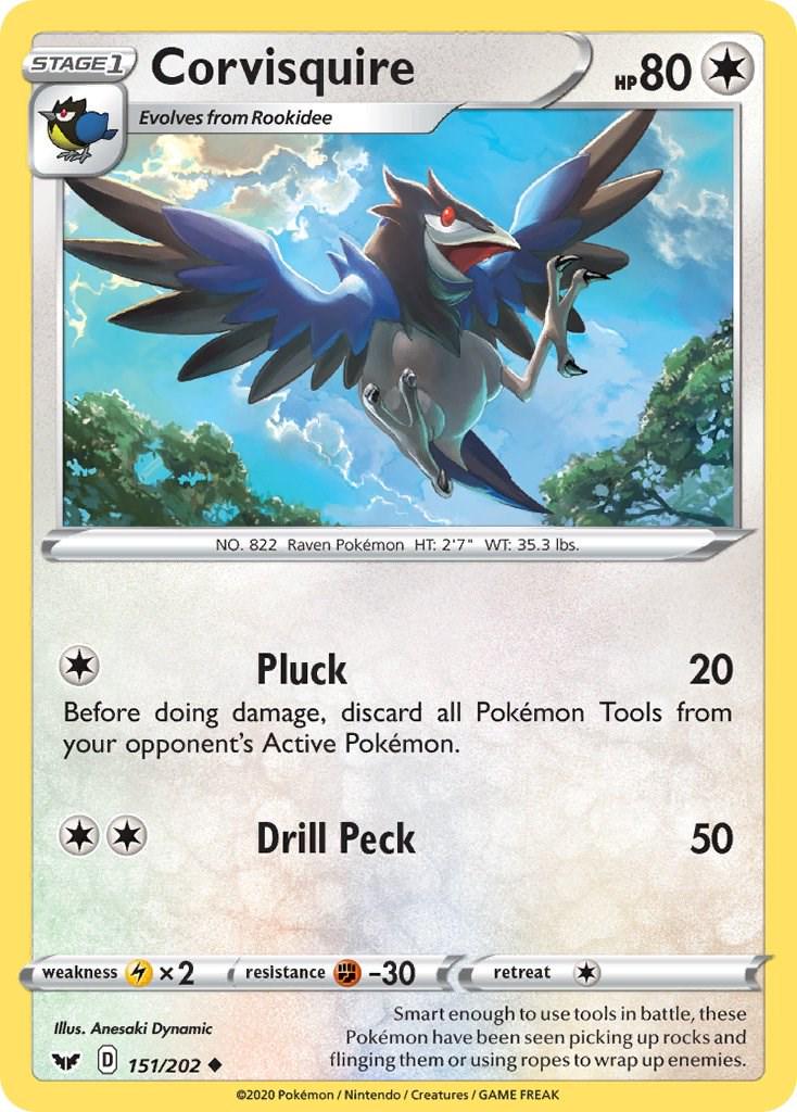 Corvisquire #151 Pokemon Sword & Shield