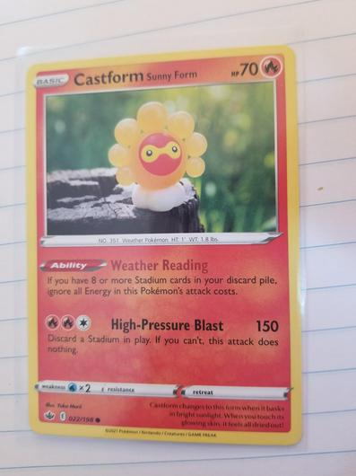 Castform Sunny Form #22 photo