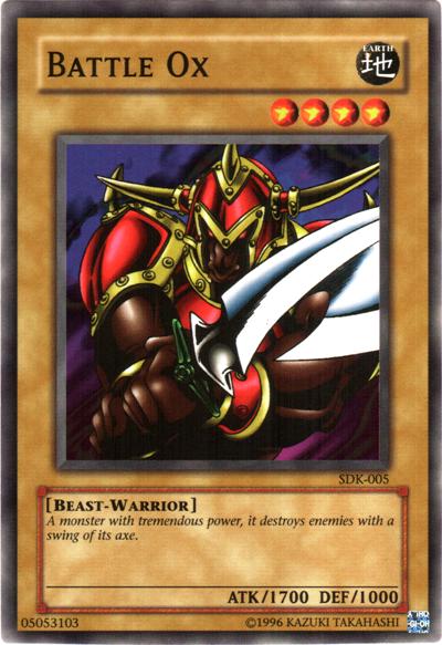 Battle Ox SDK-005 YuGiOh Starter Deck: Kaiba