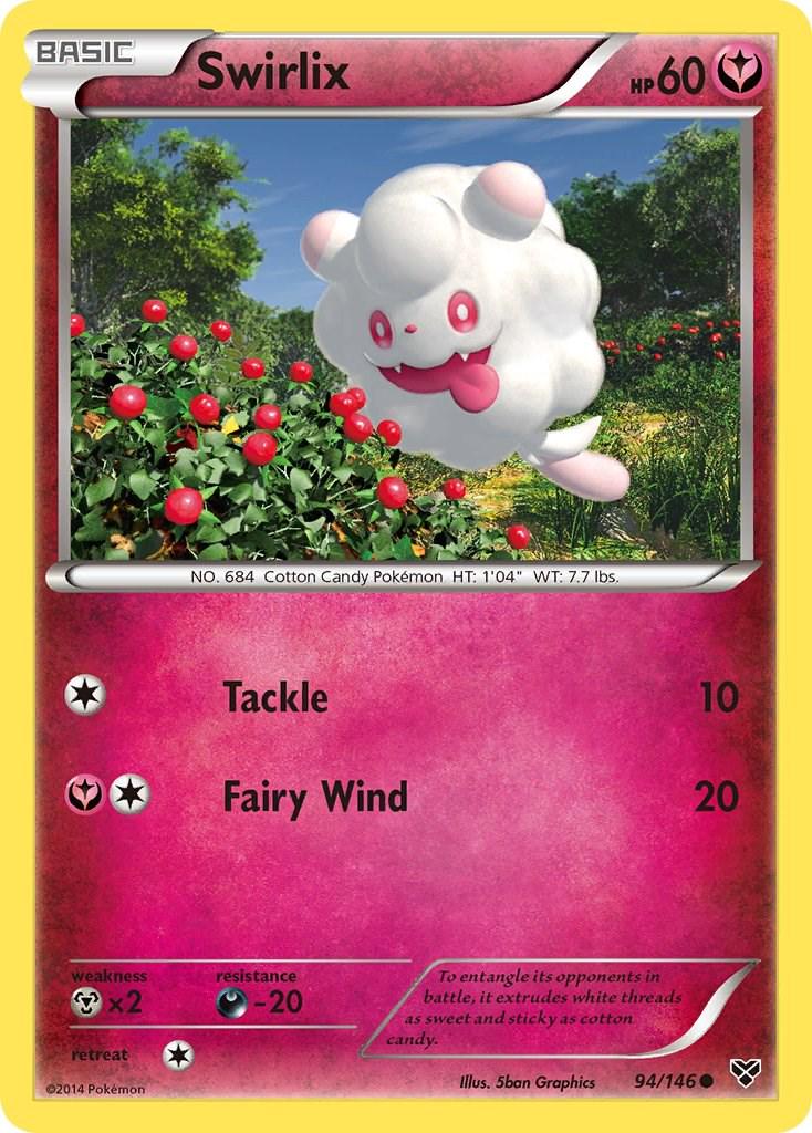 Swirlix #94 Pokemon XY