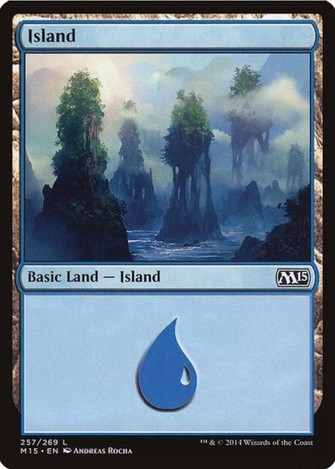 Island #257 Magic M15