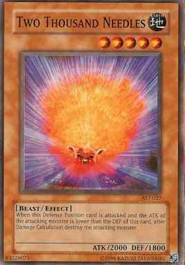 Two Thousand Needles AST-027 YuGiOh Ancient Sanctuary
