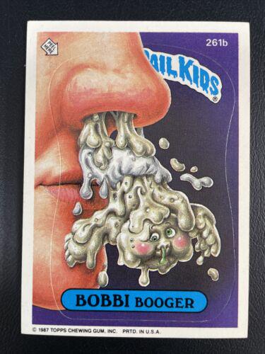 BOBBI Booger #261b 1987 Garbage Pail Kids