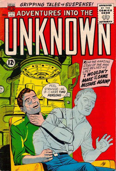 Adventures into the Unknown #142 (1963) Comic Books Adventures into the Unknown