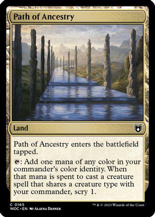 Path of Ancestry #165 Magic Wilds of Eldraine Commander