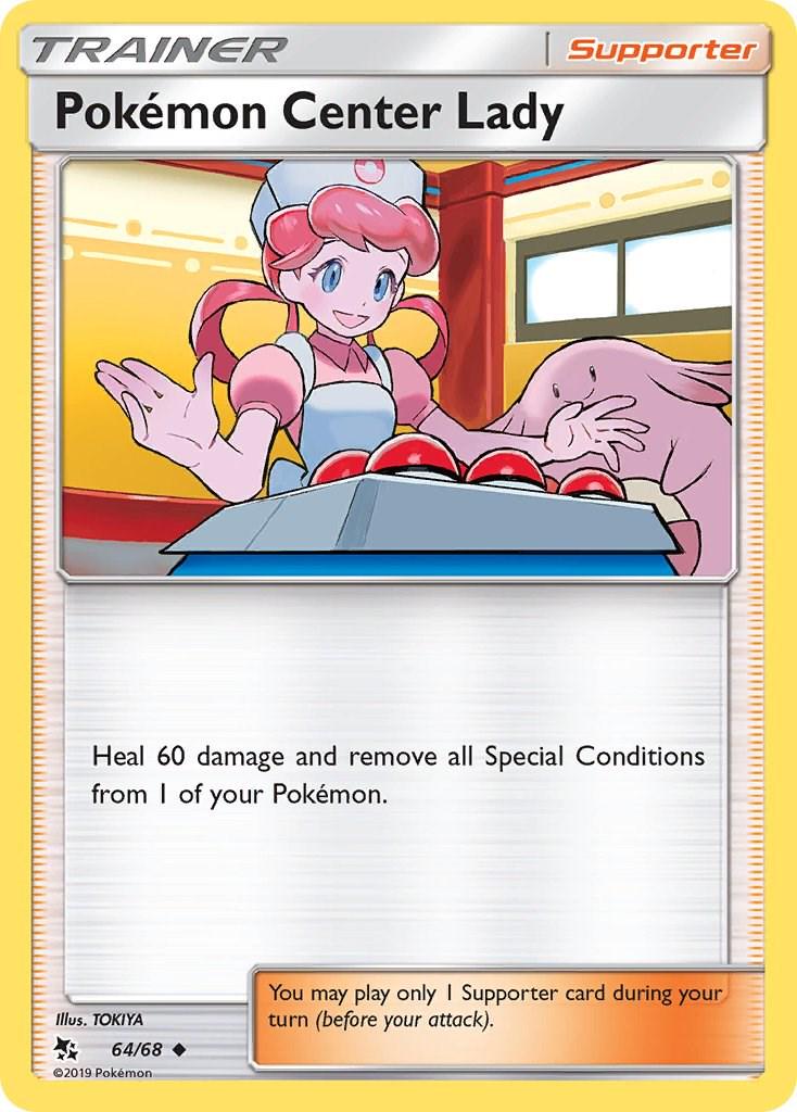 Pokemon Center Lady #64 Pokemon Hidden Fates