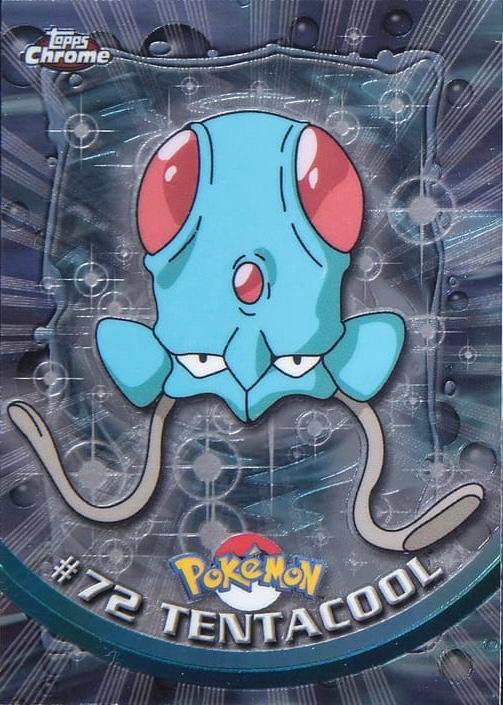 Tentacool #72 Pokemon 2000 Topps Chrome