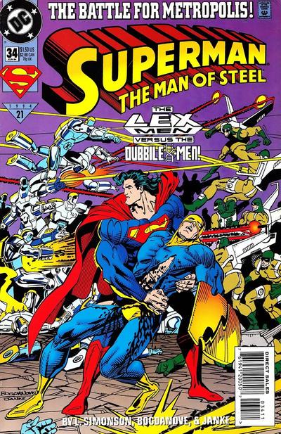 Superman: The Man of Steel #34 (1994) Comic Books Superman: The Man of Steel