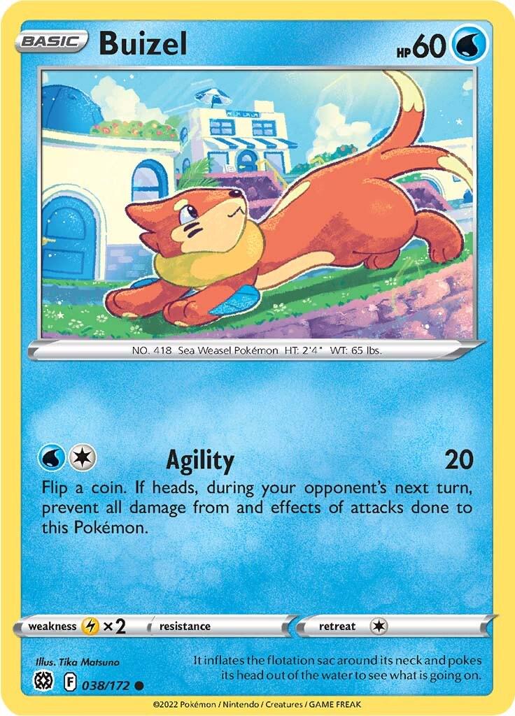Buizel #38 Pokemon Brilliant Stars