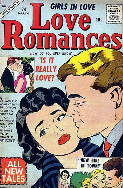 Love Romances #74 (1958) Comic Books Love Romances
