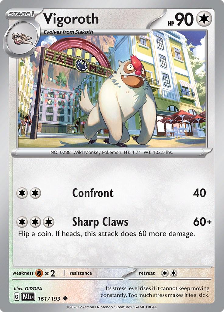 Vigoroth #161 Pokemon Paldea Evolved