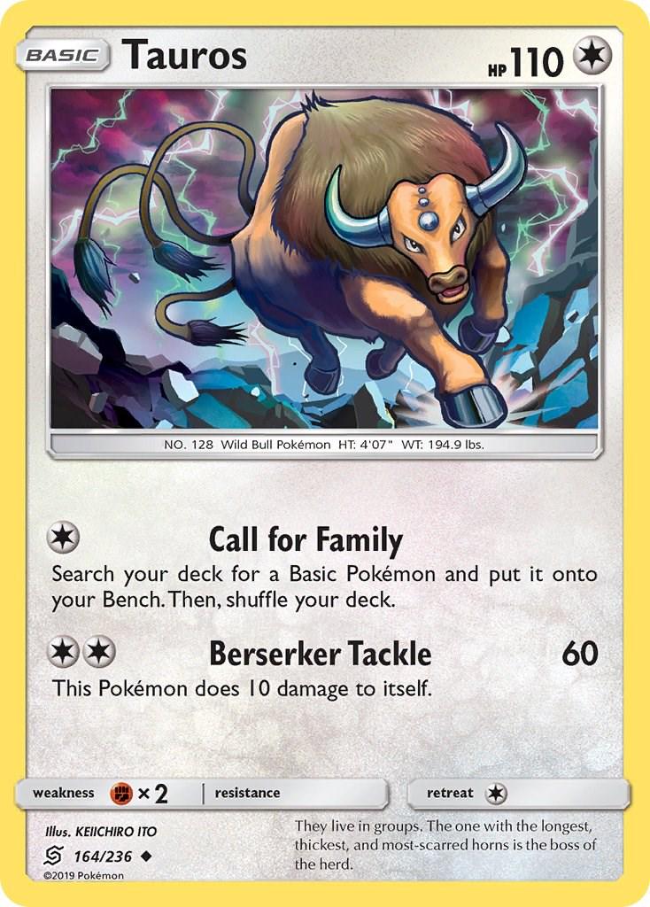 Tauros #164 Pokemon Unified Minds