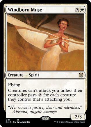 Windborn Muse #91 Magic Phyrexia: All Will Be One Commander