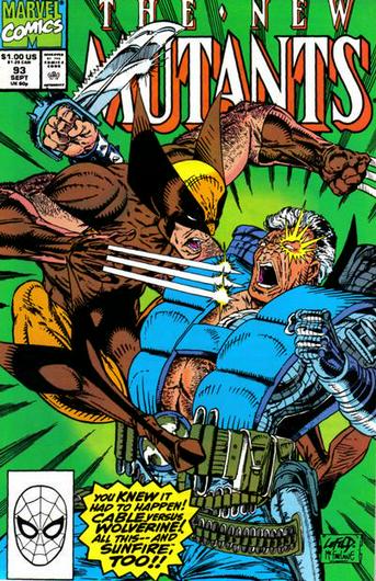 New Mutants #93 (1990) Cover Art