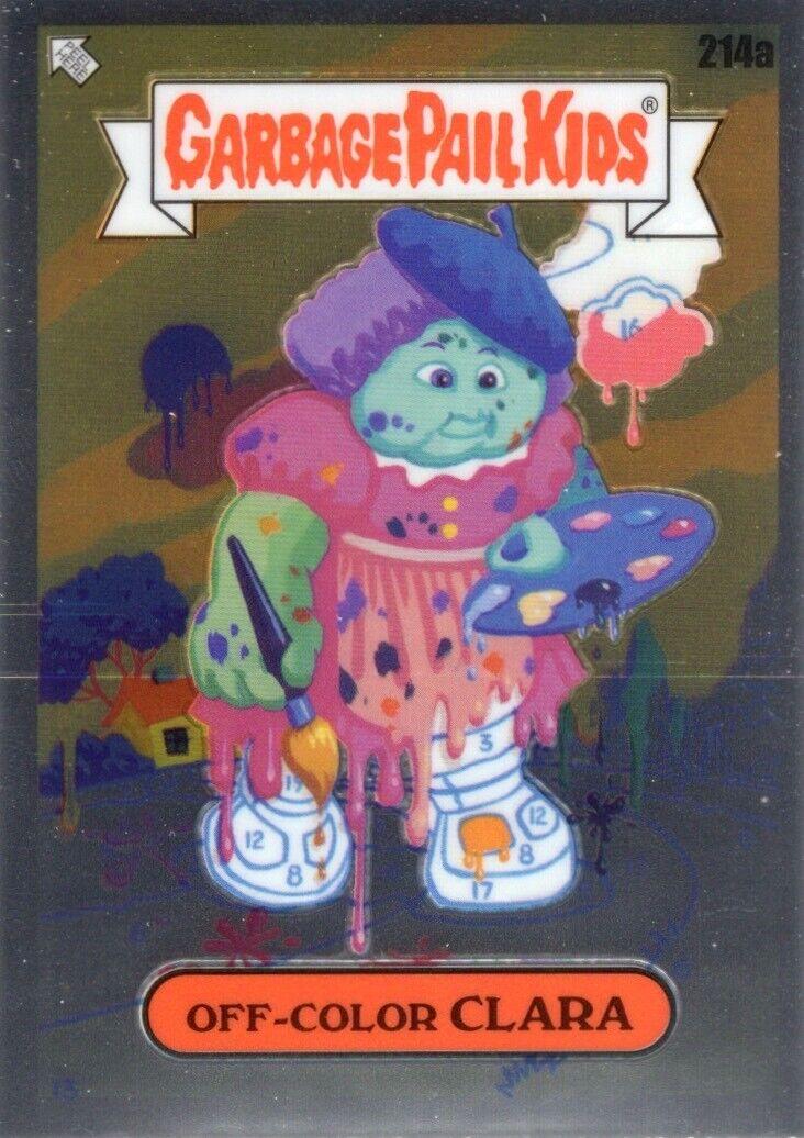 Off-Color CLARA #214a 2023 Garbage Pail Kids Chrome
