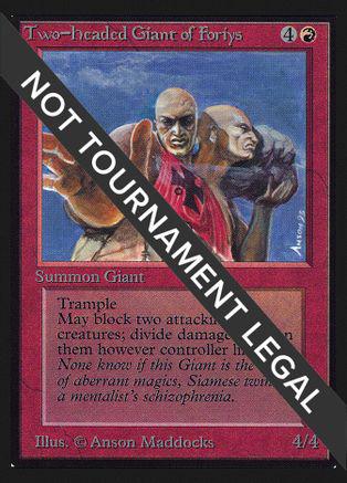 Two-Headed Giant of Foriys #180 Magic Collector's Edition