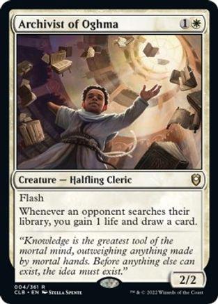 Archivist of Oghma #4 Magic Commander Legends: Battle for Baldur's Gate