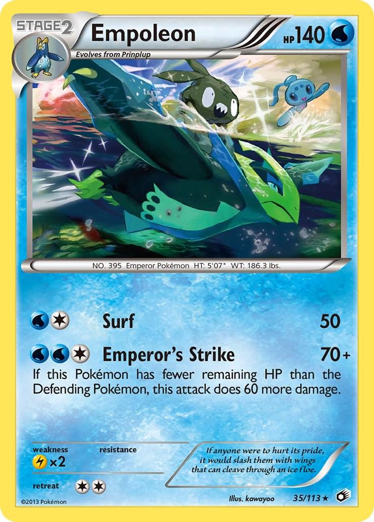 Empoleon #35 Pokemon Legendary Treasures