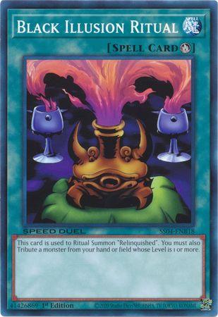 Black Illusion Ritual SS04-ENB18 YuGiOh Speed Duel Starter Decks: Match of the Millennium