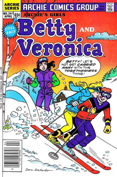 Archie's Girls Betty and Veronica #341 (1986) Comic Books Archie's Girls Betty and Veronica