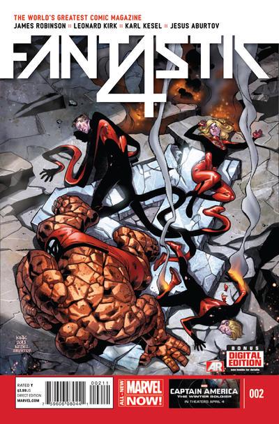 Fantastic Four #2 (2014) Comic Books Fantastic Four
