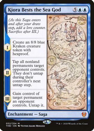 Kiora Bests the Sea God #52 Magic Theros Beyond Death