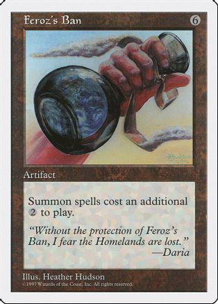 Feroz's Ban Magic 5th Edition