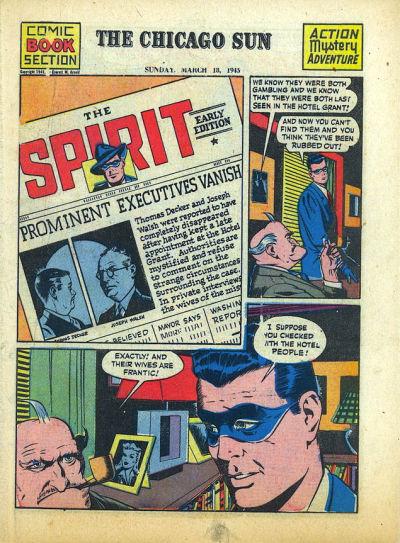 Spirit #3/18/1945 (1945) Comic Books Spirit