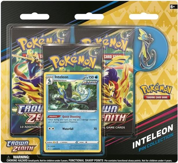 Pin Collection Inteleon Pokemon Crown Zenith