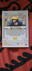 Back Of Card | Aidan Hutchinson Football Cards 2022 Panini Score Protential