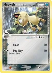 Meowth #71 Pokemon Holon Phantoms