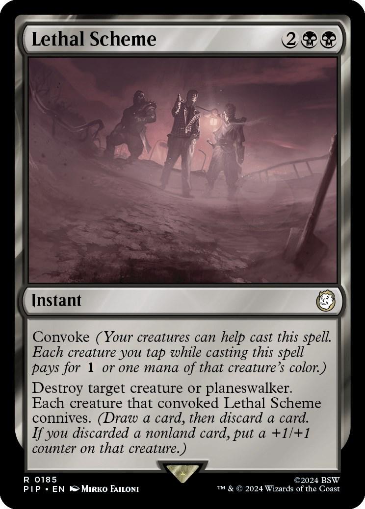 Lethal Scheme [Foil] (Magic Fallout)