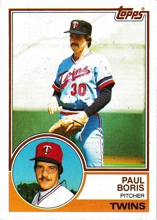 Paul Boris #266 Baseball Cards 1983 Topps