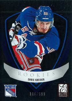 Chris Kreider #38 2012-13 Panini Rookie Anthology Hockey Elite Rookies