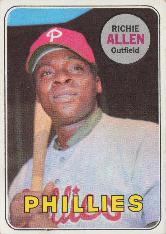 Richie Allen #350 Baseball Cards 1969 Topps