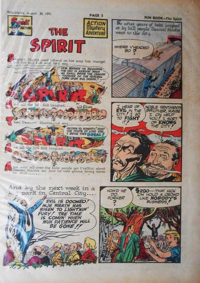 Spirit #8/26/1951 (1951) Comic Books Spirit