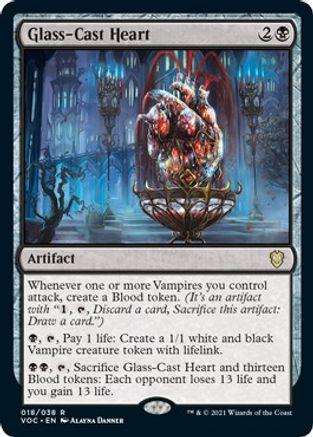 Glass-Cast Heart #18 Magic Innistrad: Crimson Vow Commander