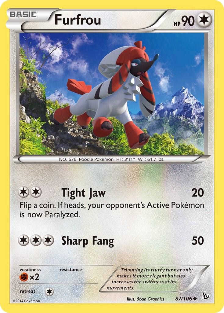 Furfrou #87 Pokemon Flashfire