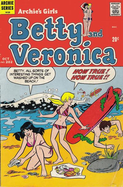 Archie's Girls Betty and Veronica #202 (1972) Comic Books Archie's Girls Betty and Veronica