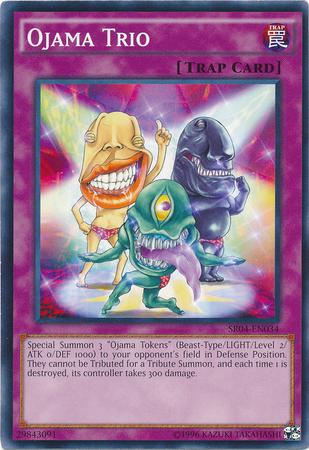 Ojama Trio SR04-EN034 YuGiOh Structure Deck: Dinosmasher's Fury