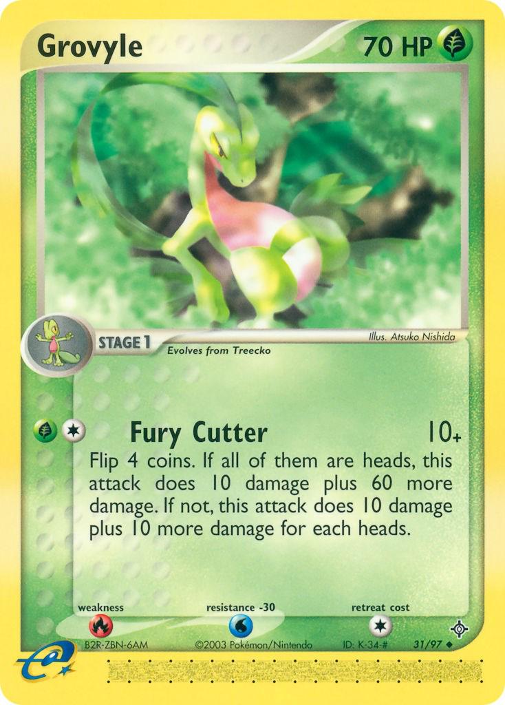Grovyle #31 Pokemon Dragon