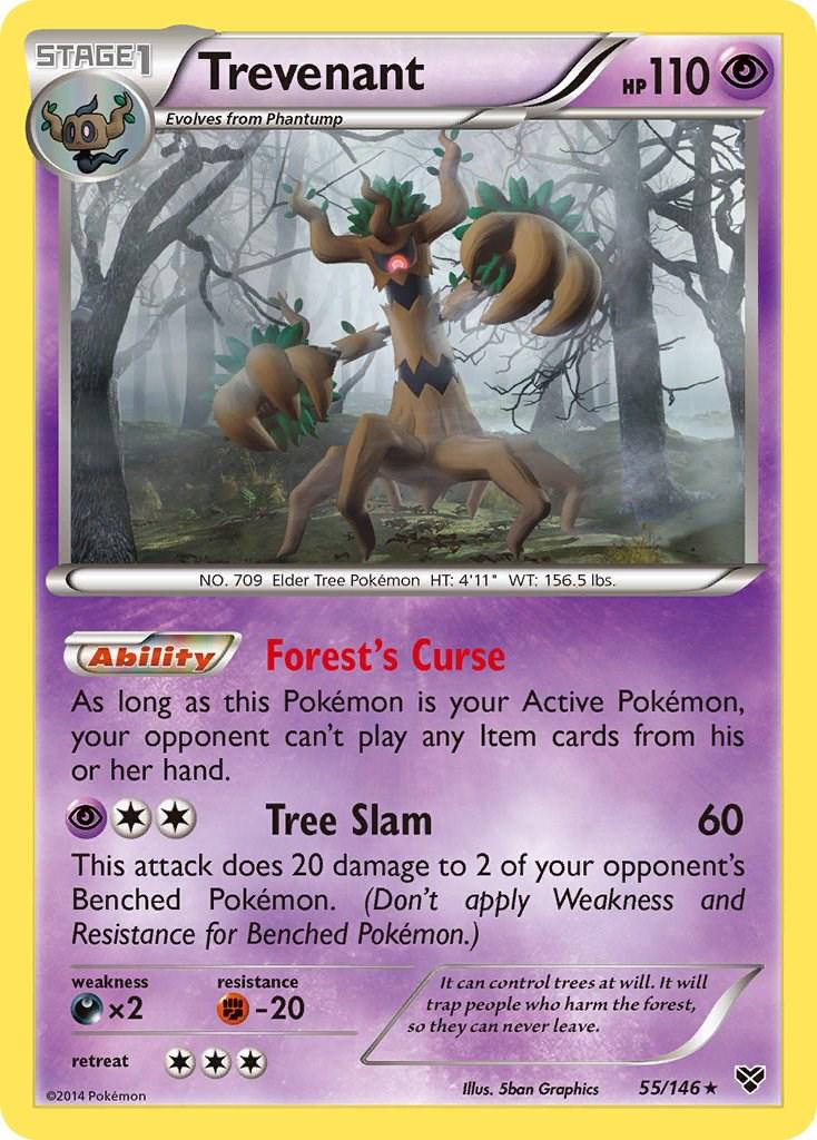 Trevenant #55 Pokemon XY