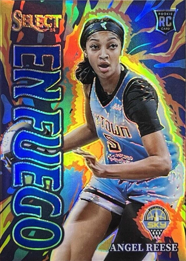 Angel Reese [Blue Prizm] #8
