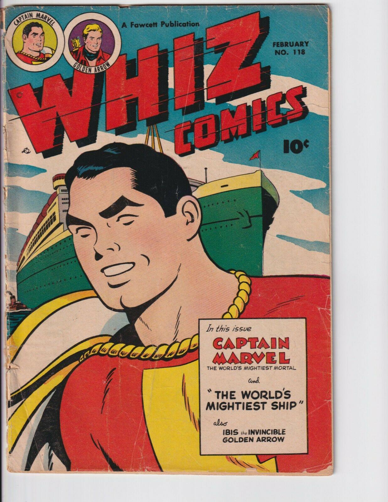 Whiz Comics #118 (1950) Comic Books Whiz Comics