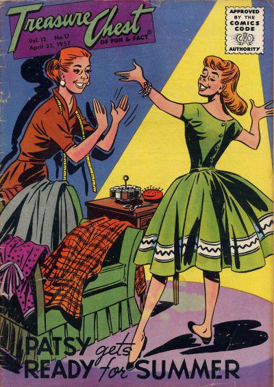 Treasure Chest of Fun and Fact #17 223 (1957) Comic Books Treasure Chest of Fun and Fact