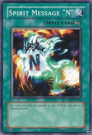 Spirit Message N DB2-EN023 YuGiOh Dark Beginning 2