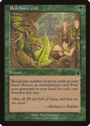 Rofellos's Gift Magic Urzas Destiny