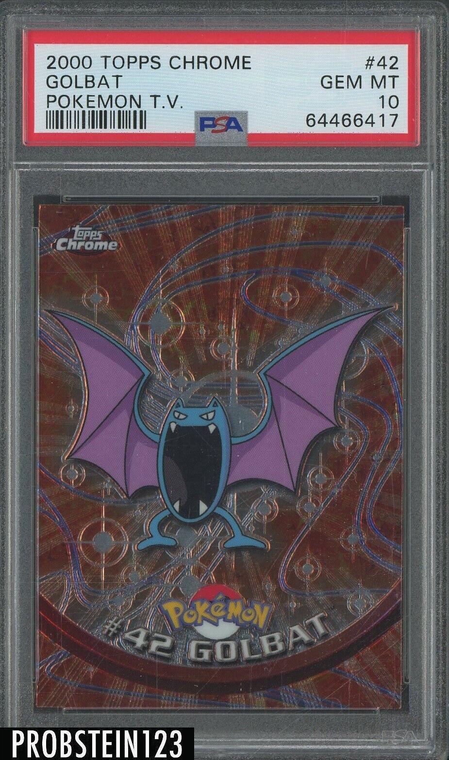 Golbat #42 Pokemon 2000 Topps Chrome