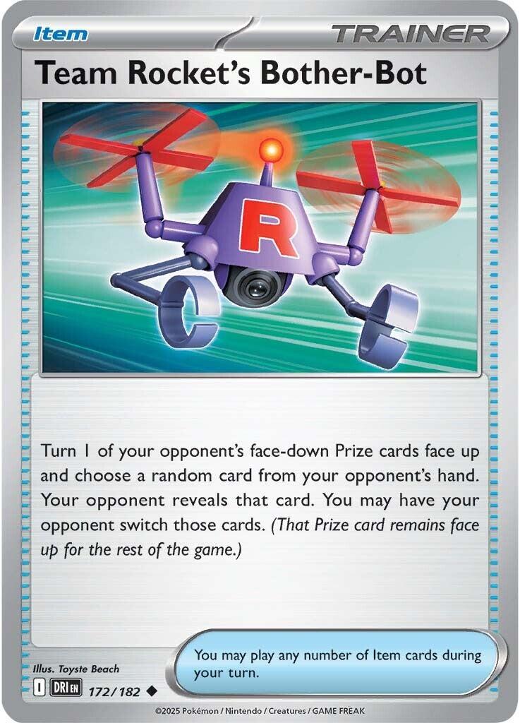 Team Rocket's Bother-Bot #172 Pokemon Destined Rivals